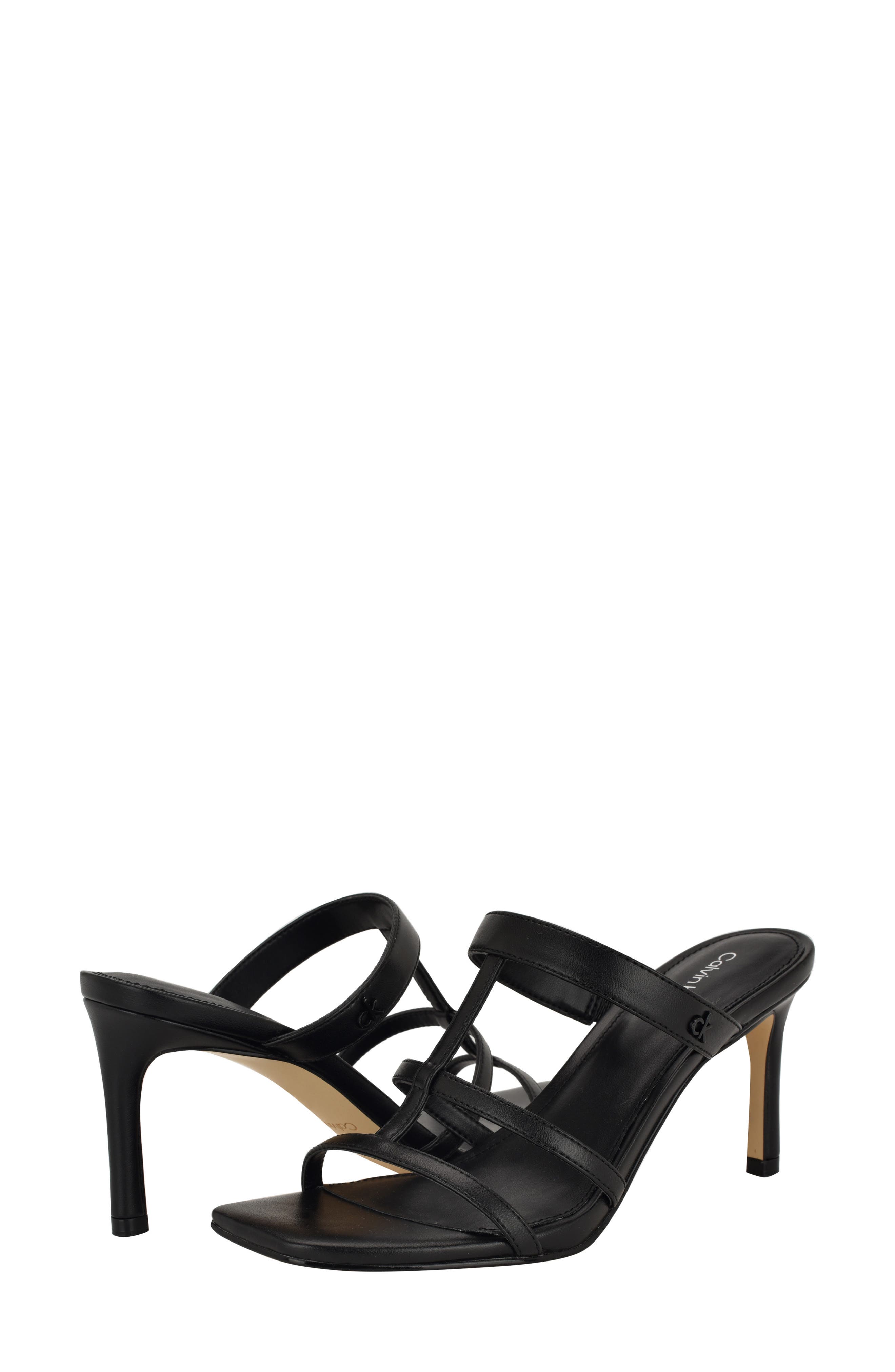 Calvin Klein Hiledy Caged Sandal, Alternate, color, 