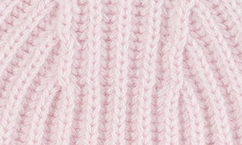 Bruno Magli Cashmere Ribbed Knit Beanie In Pink