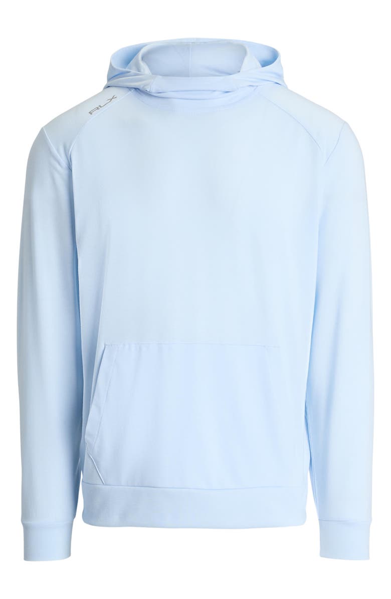 Polo Ralph Lauren Lounge Jersey Hooded Sweatshirt, Alternate, color, Oxford Blue