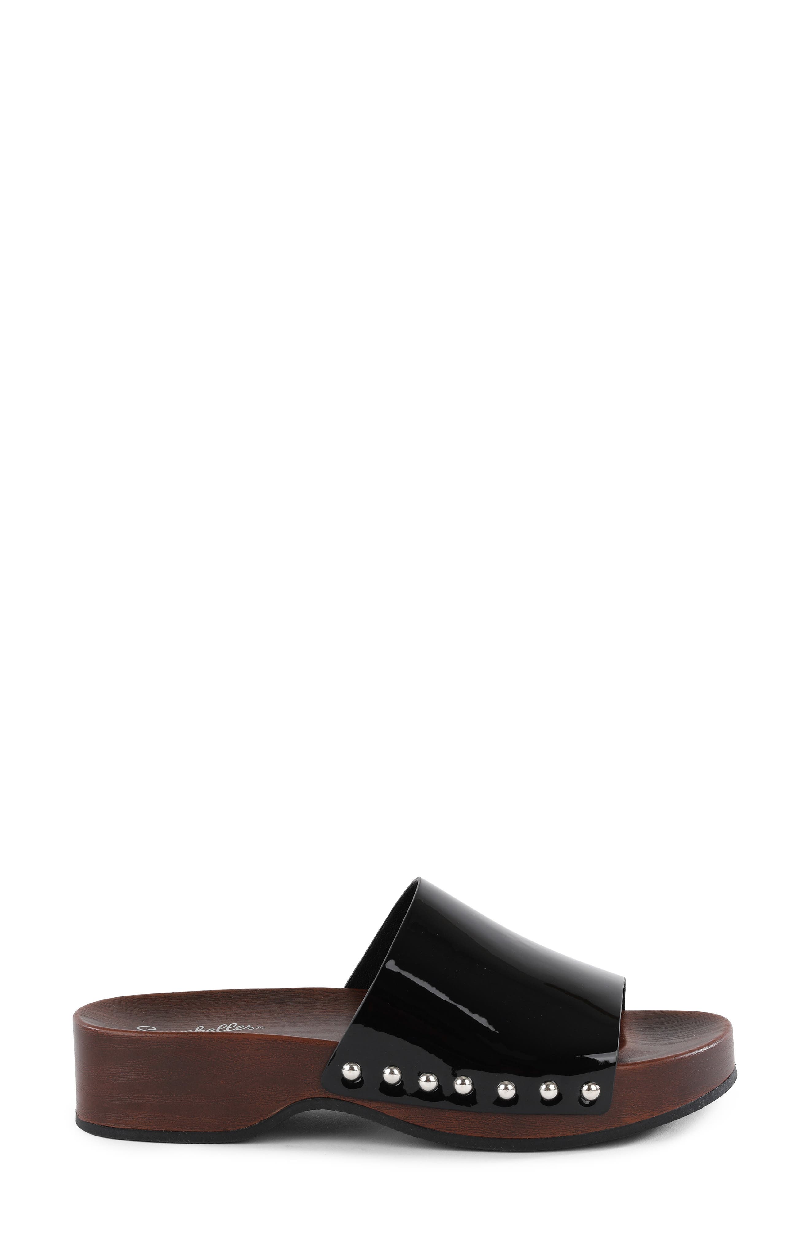 Seychelles City Lights Slide Sandal, Alternate, color, Black