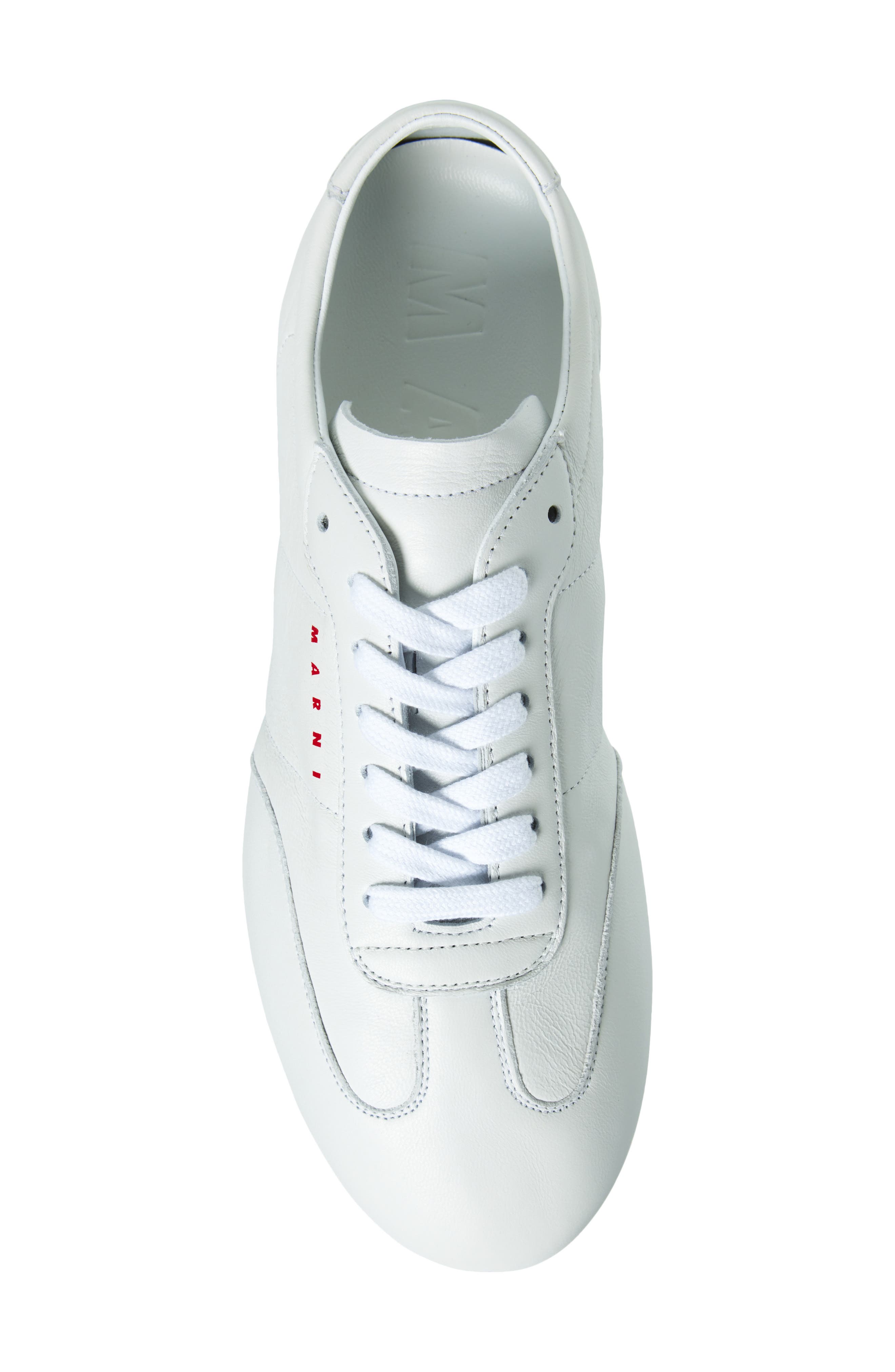 Marni New Sneaker, Alternate, color, Lily White