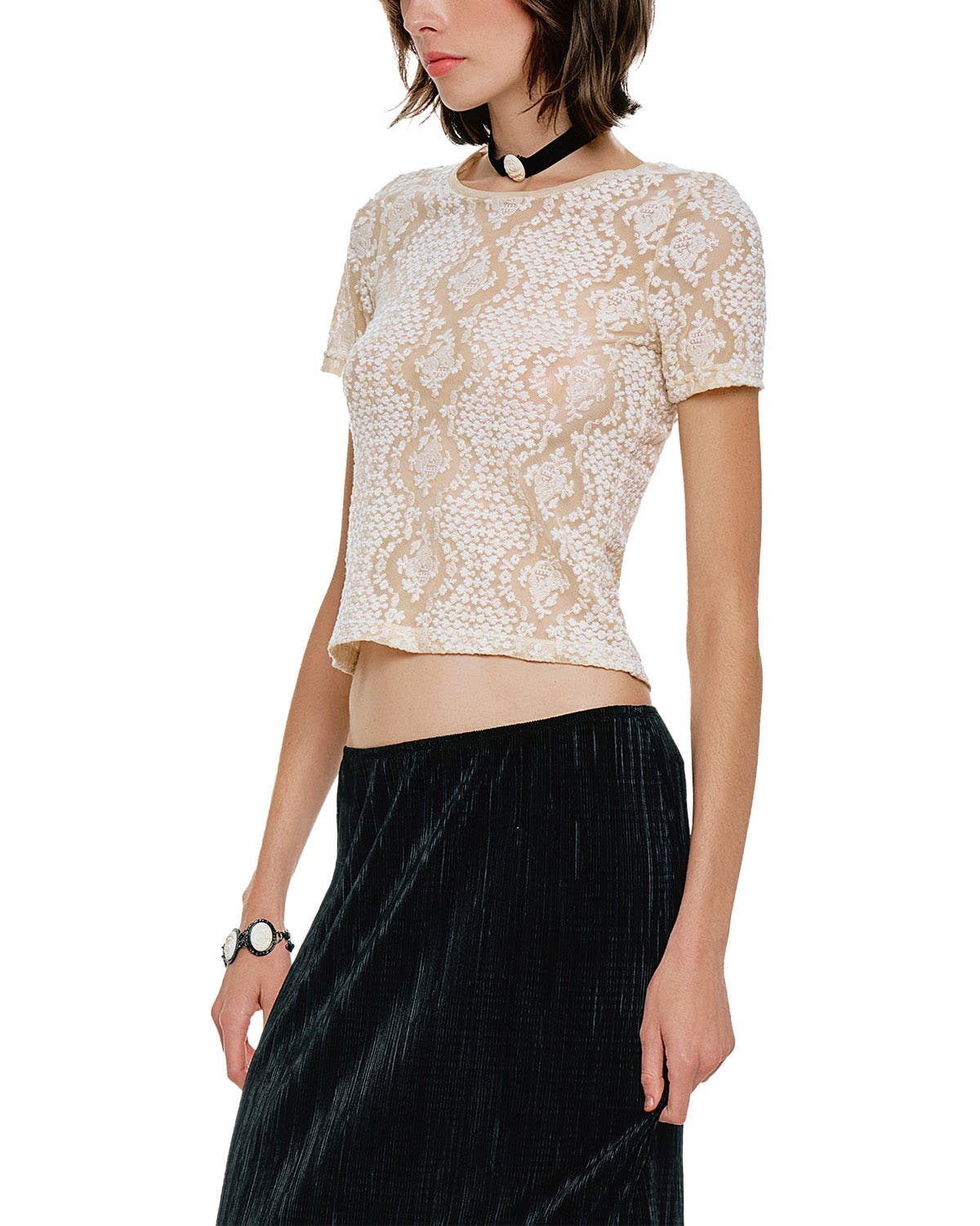 Victorian Lace Combo T-Shirt - image 2