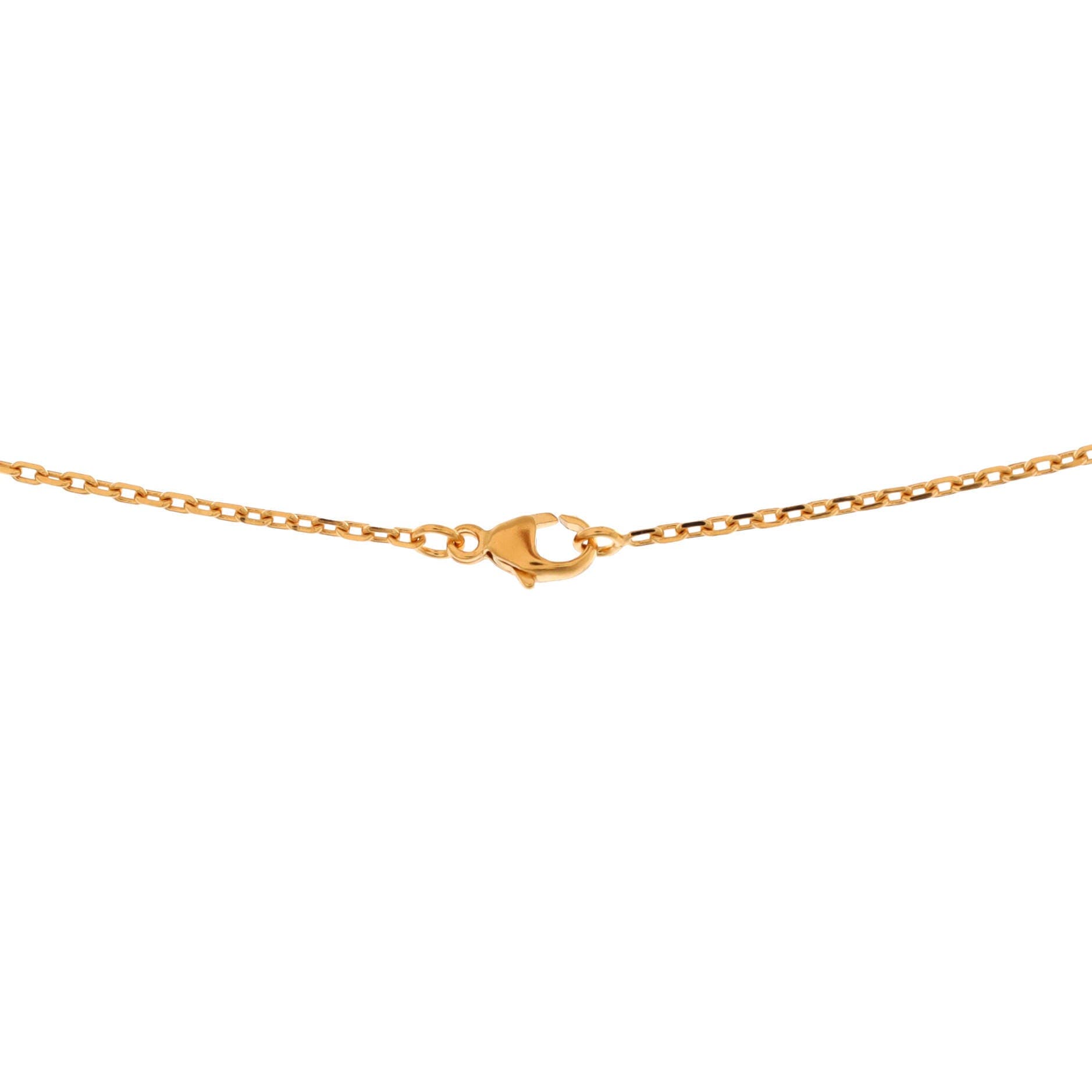 Pre-Owned Hermes Pop H Pendant Chain Necklace Metal and Enamel Mini, Alternate, color, Black