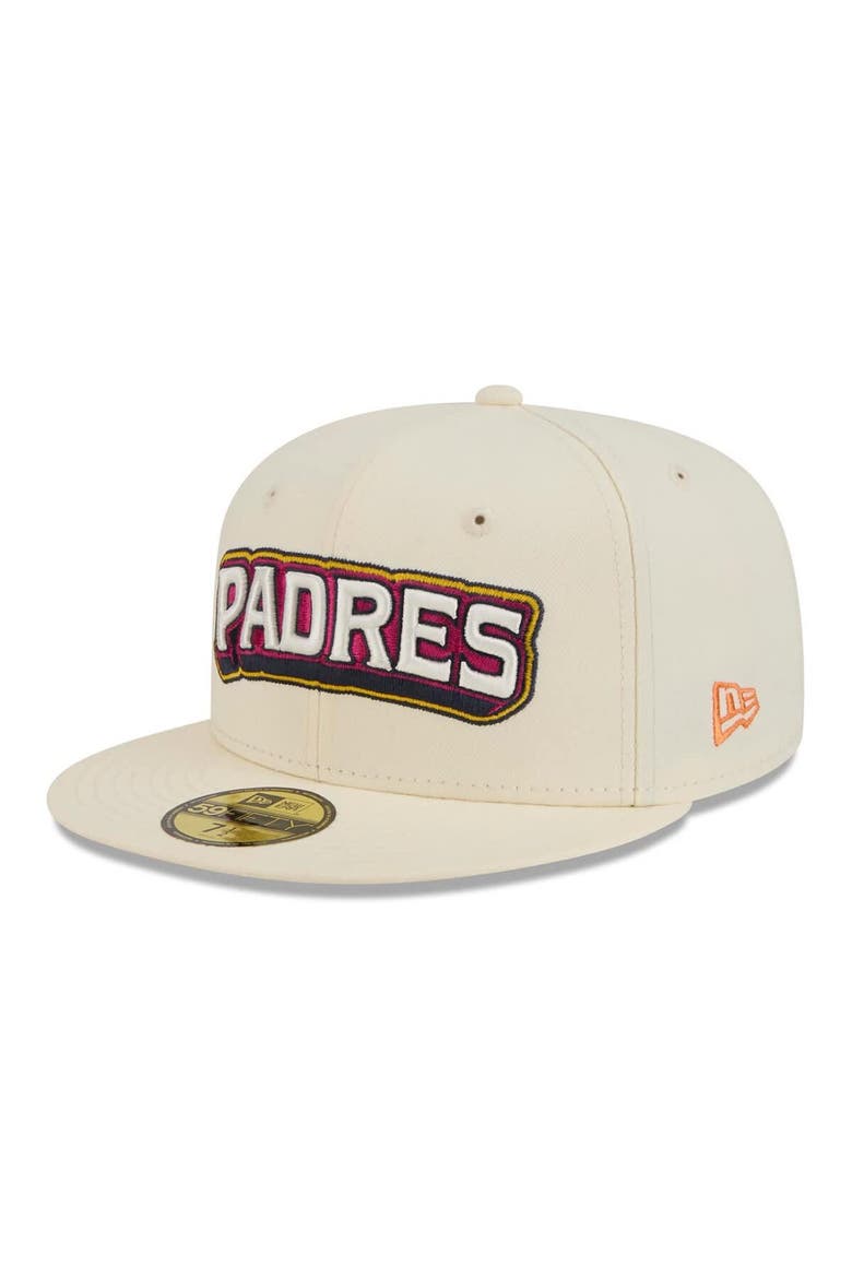Men's New Era Cream San Diego Padres 2026 City Connect 59FIFTY Fitted Hat, Alternate, color, Cream