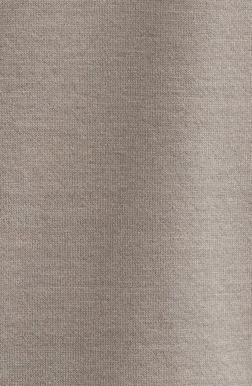 Canali Regular Fit Cotton Jersey Button-up Shirt In Brown