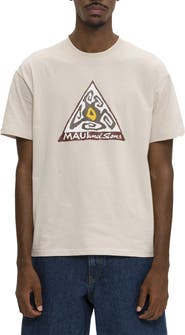 Maui & Sons Infinity Triangle Graphic Print Cotton T-Shirt