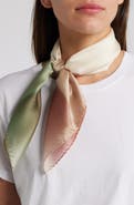 Treasure & Bond Pleated Satin Scarf