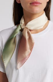 Treasure & Bond Pleated Satin Scarf