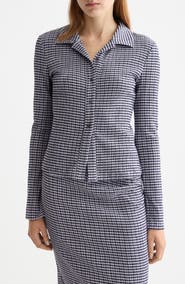 Scotch & Soda Textured Gingham Button-Up Shirt
