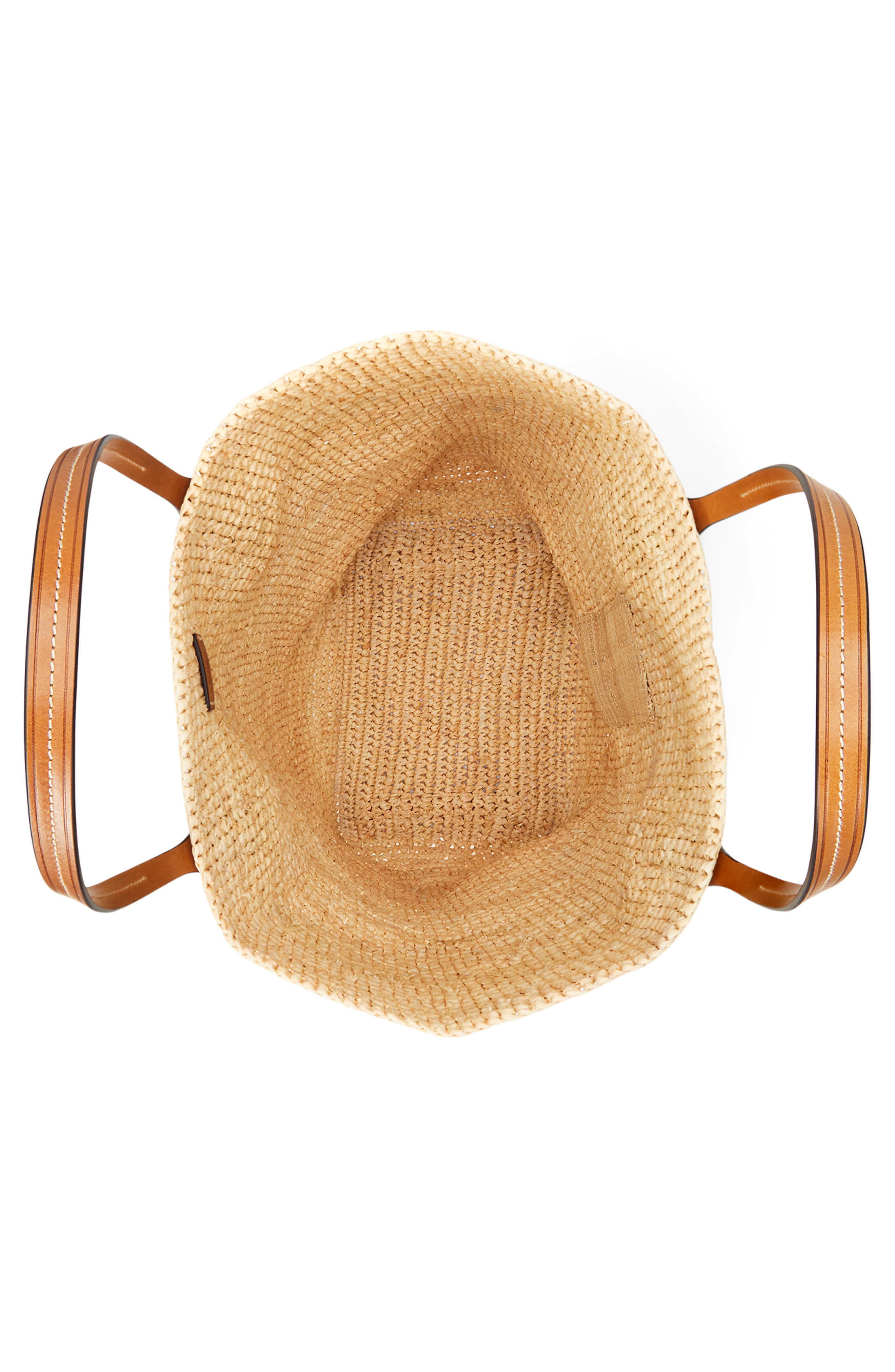 Polo Ralph Lauren Large Raffia Tote, Alternate, color, Natural/ Cuoio