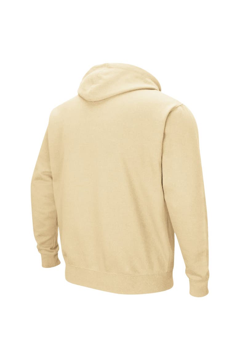 Men's Colosseum Gold Boston College Eagles Arch and Logo Pullover Hoodie, Alternate, color, Gold