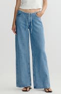 DL1961 Sienna Drawstring Low Rise Relaxed Wide Leg Jeans