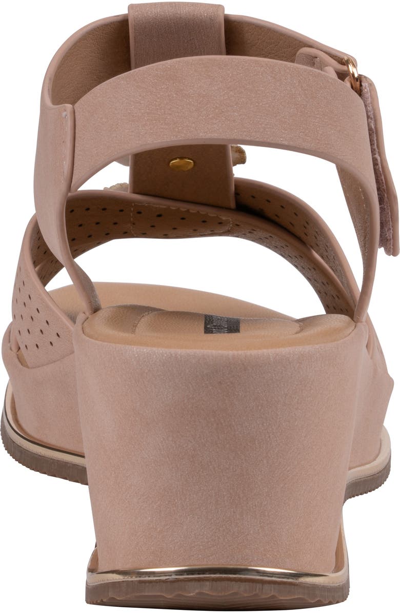 GOOD CHOICE NEW YORK Miko Wedge Sandal, Alternate, color, Blush