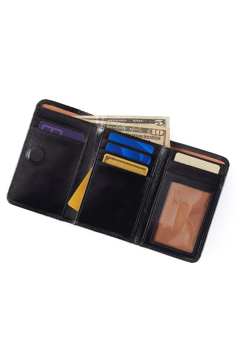 HOBO Jill Leather Trifold Wallet, Alternate, color,