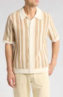 NN07 Jackie 6636 Stripe Short Sleeve Organic Cotton Cardigan