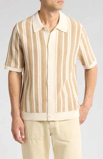 NN07 Jackie 6636 Stripe Short Sleeve Organic Cotton Cardigan