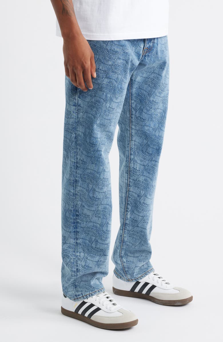 ICECREAM One Hundred Strawberry Straight Leg Jeans, Alternate, color, Caramel