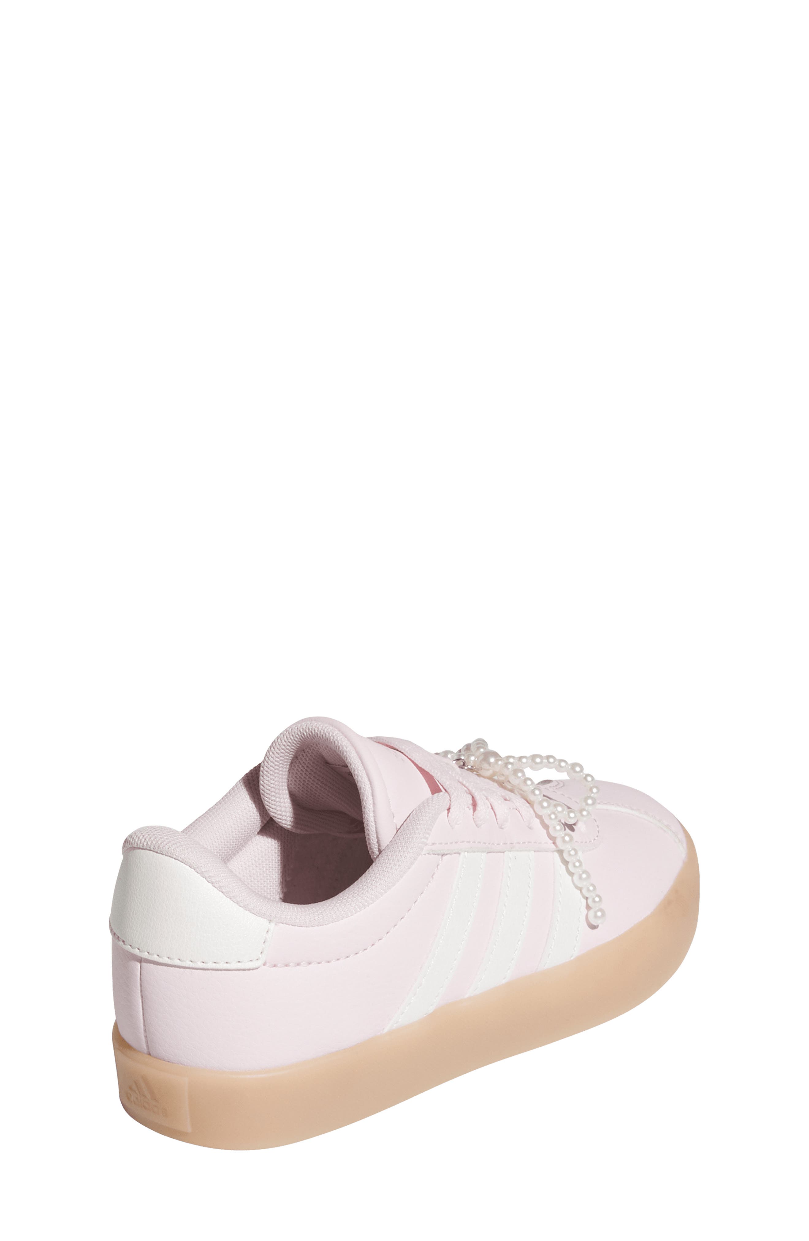 adidas Kids' VL Court 3.0 Sneaker, Alternate, color, Distilled Pink/ Clear Pink
