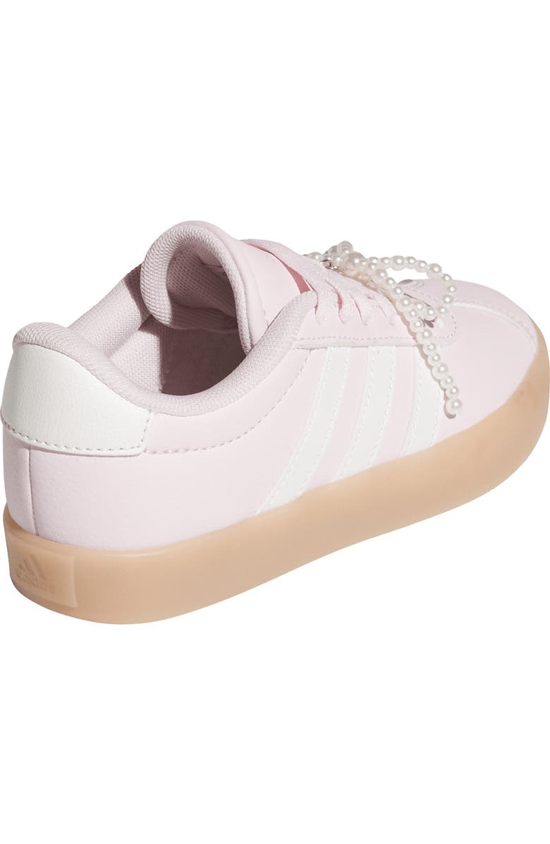 adidas Kids' VL Court 3.0 Sneaker, Alternate, color, Distilled Pink/ Clear Pink