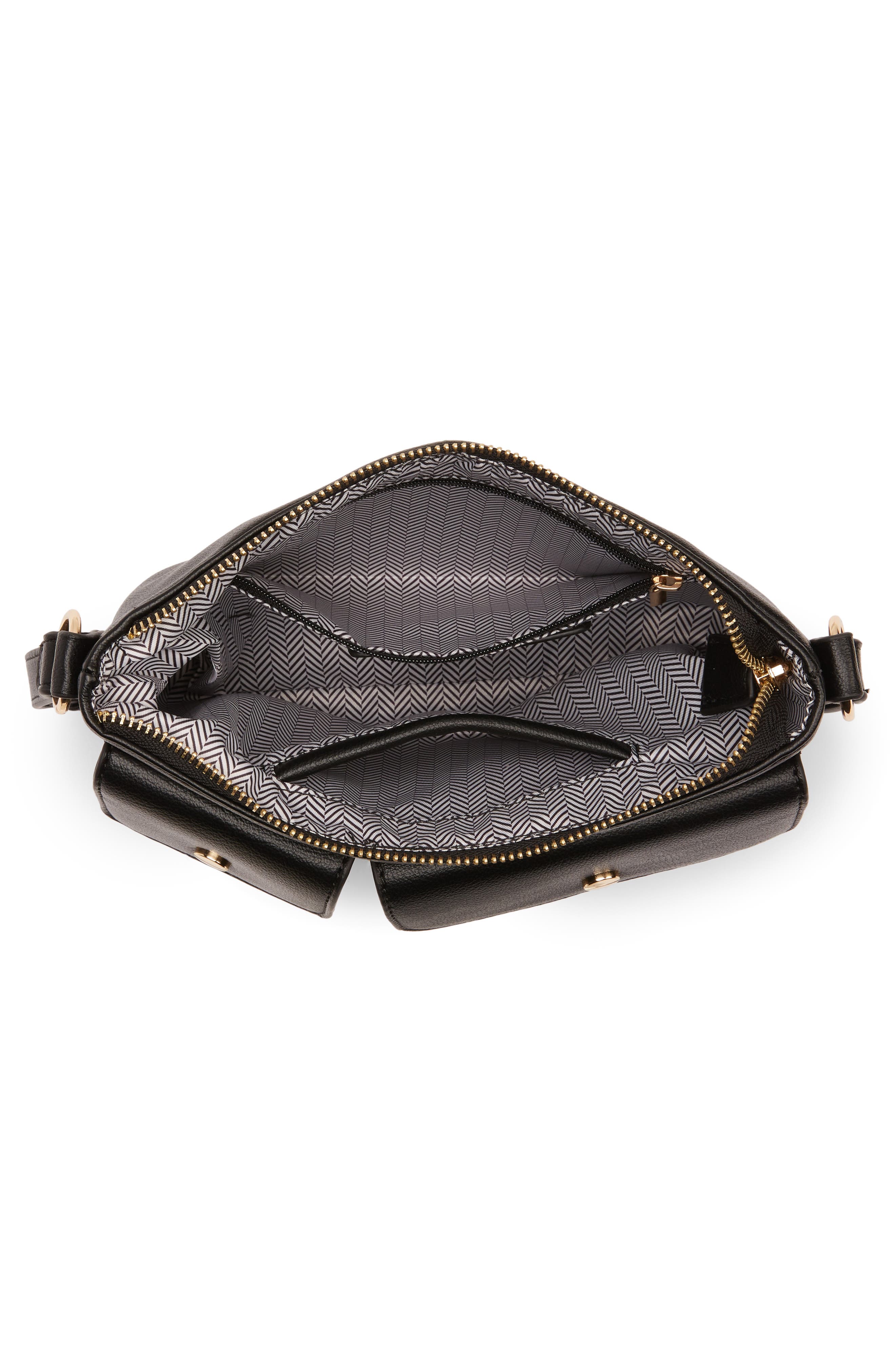 Mali + Lili Miya Double Pocket Vegan Leather Convertible Shoulder Bag, Alternate, color, 