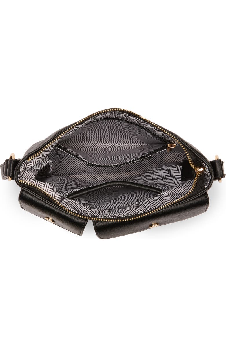 Mali + Lili Miya Double Pocket Vegan Leather Convertible Shoulder Bag, Alternate, color,