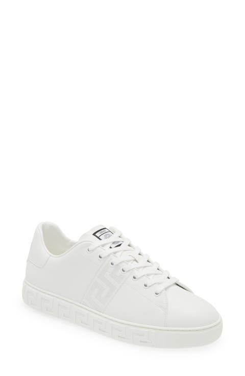 Barocco Greca Jacquard Low Top Sneaker (Men)