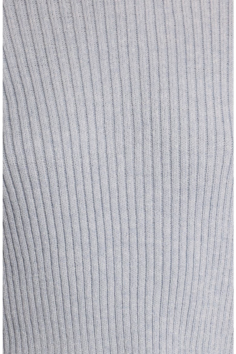 Payton Mock Neck Top & Maxi Skirt Rib Set, Alternate, color, LIGHT BLUE