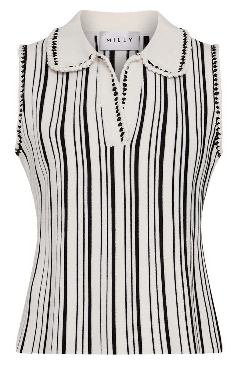 Milly Kaya Knit Sleeveless Top, Alternate, color, 