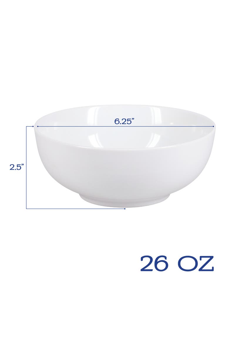 BIA Cordon Bleu Set of 8 Chowder Bowls, Alternate, color, White