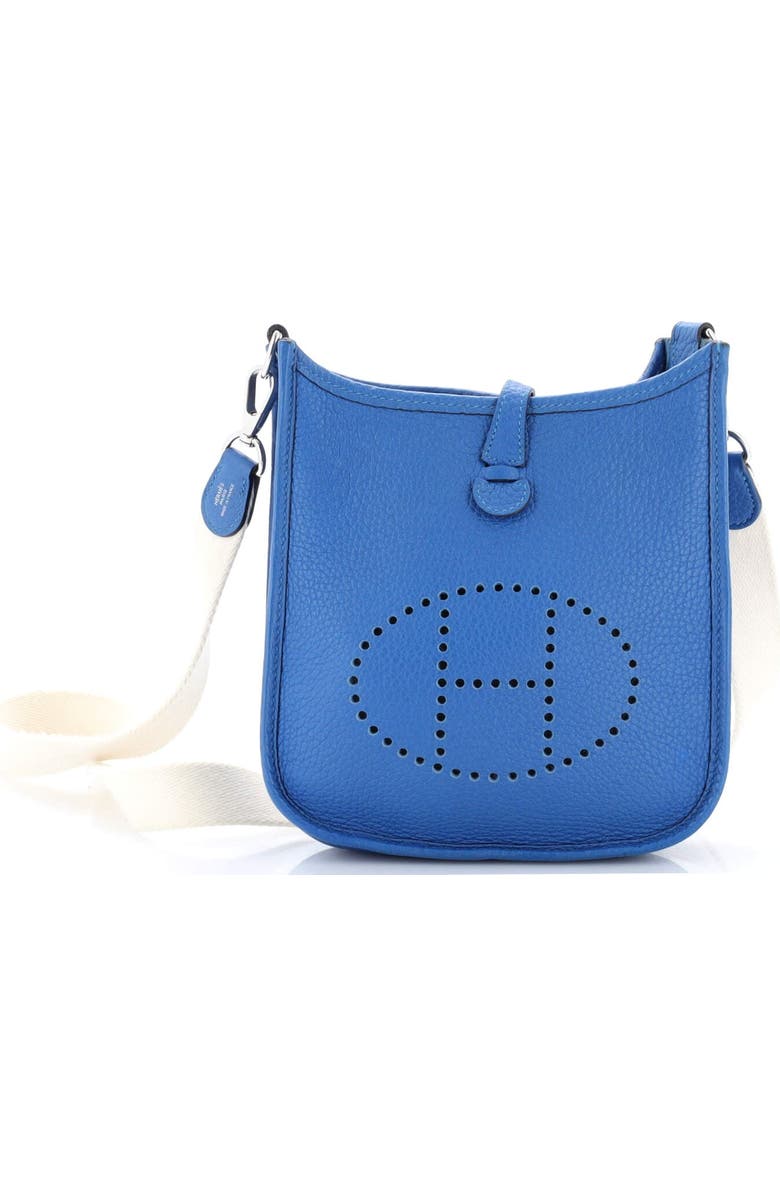 Pre-Owned Hermes Evelyne Bag Gen III Clemence TPM, Main, color, Mykonos