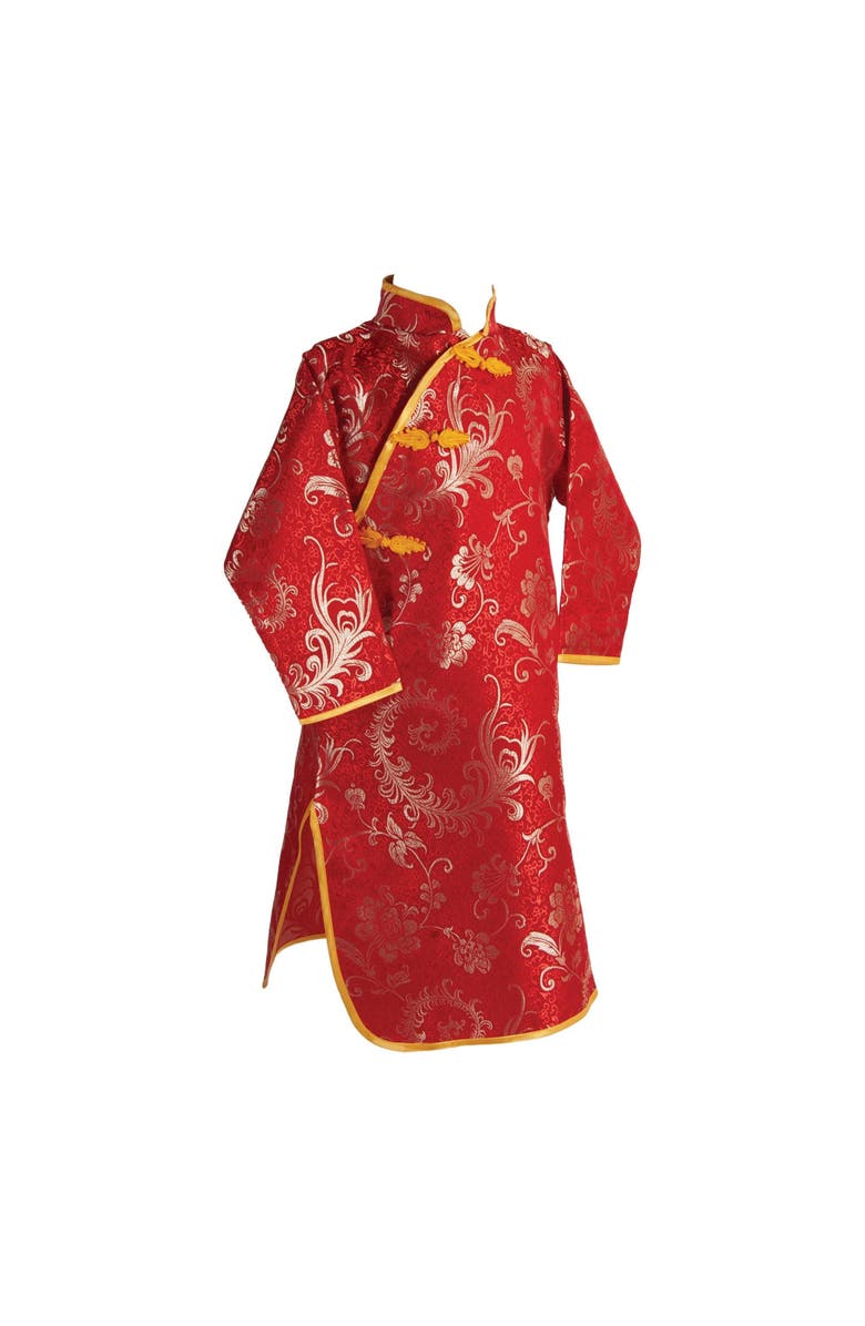 Kaplan Early Learning Company Festive Multiethnic Chinese Cheongsam Girl Garment, Alternate, color, Red