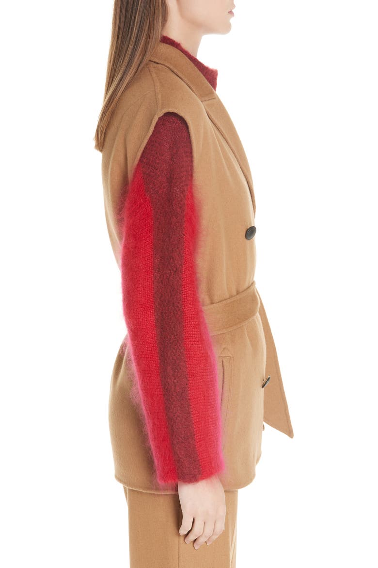 Pearson Wool Blend Vest, Alternate, color, CAMEL
