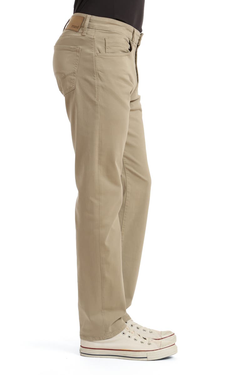 Mavi Jeans Zach Straight Leg Twill Pants, Alternate, color, Aluminum Twill