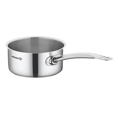 Korkmaz Gastro Proline 4.5 Liter Stainless Steel Saucepan In Silver