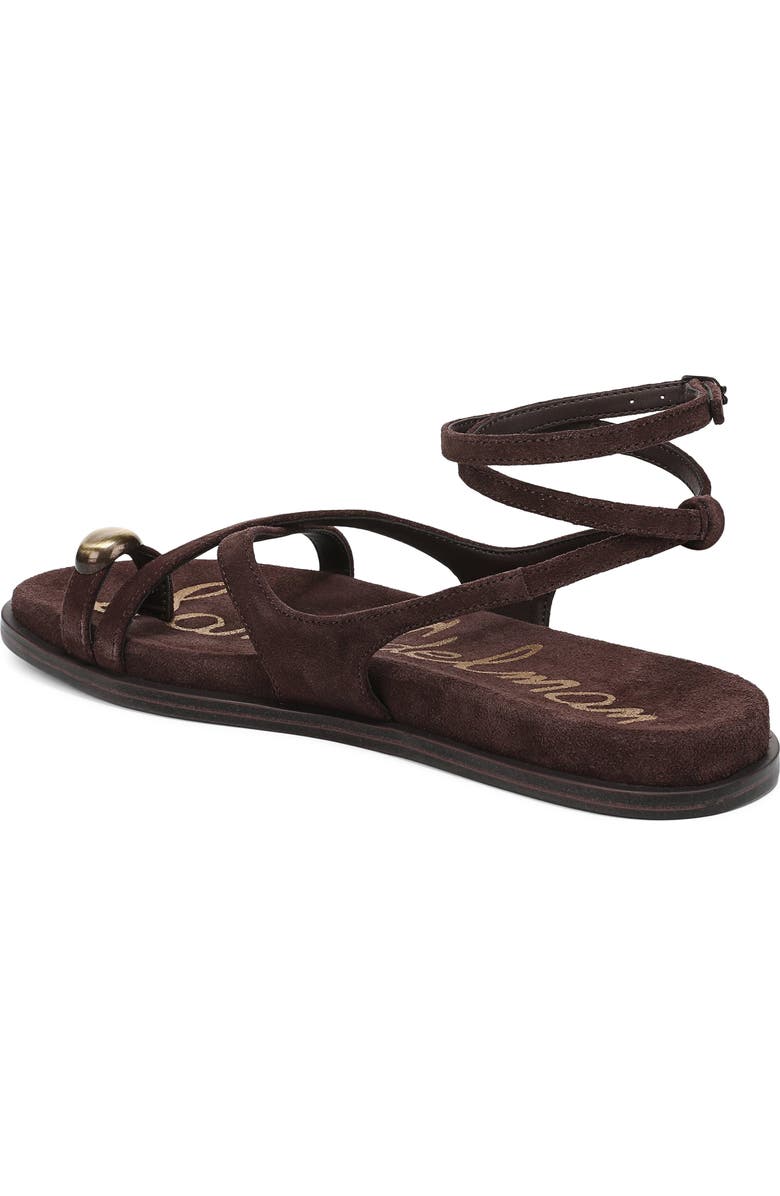 Sam Edelman Lottie Ankle Strap Sandal, Alternate, color, Cafe Noir