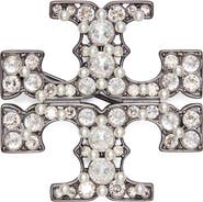 Tory Burch Kira Cubic Zirconia & Faux Pearl Brooch
