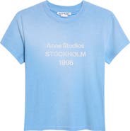 Acne Studios Etza U 1996 Strayed Logo Cotton & Hemp Graphic T-Shirt