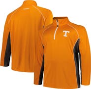 PROFILE Men's Profile Tennessee Orange Tennessee Volunteers Big & Tall Quarter-Zip Raglan Jacket