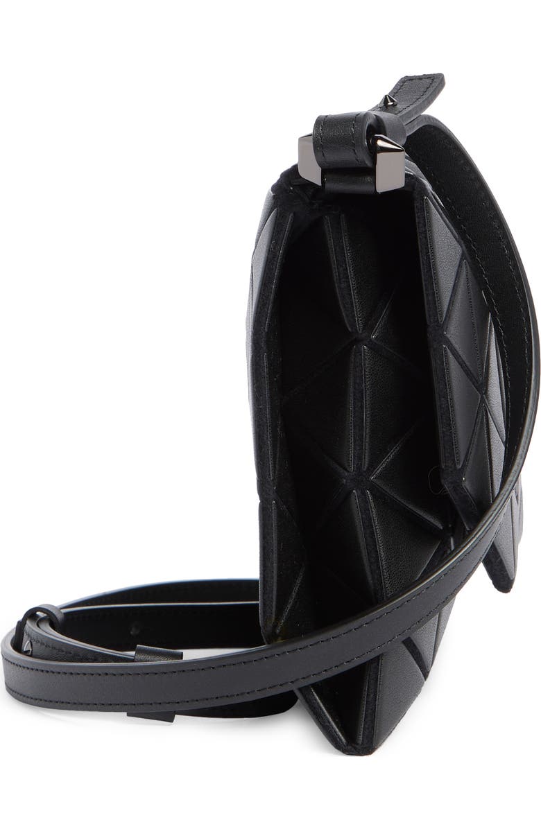 Bao Bao Issey Miyake Tonneau Matte Black Crossbody Bag, Alternate, color, Matte Black