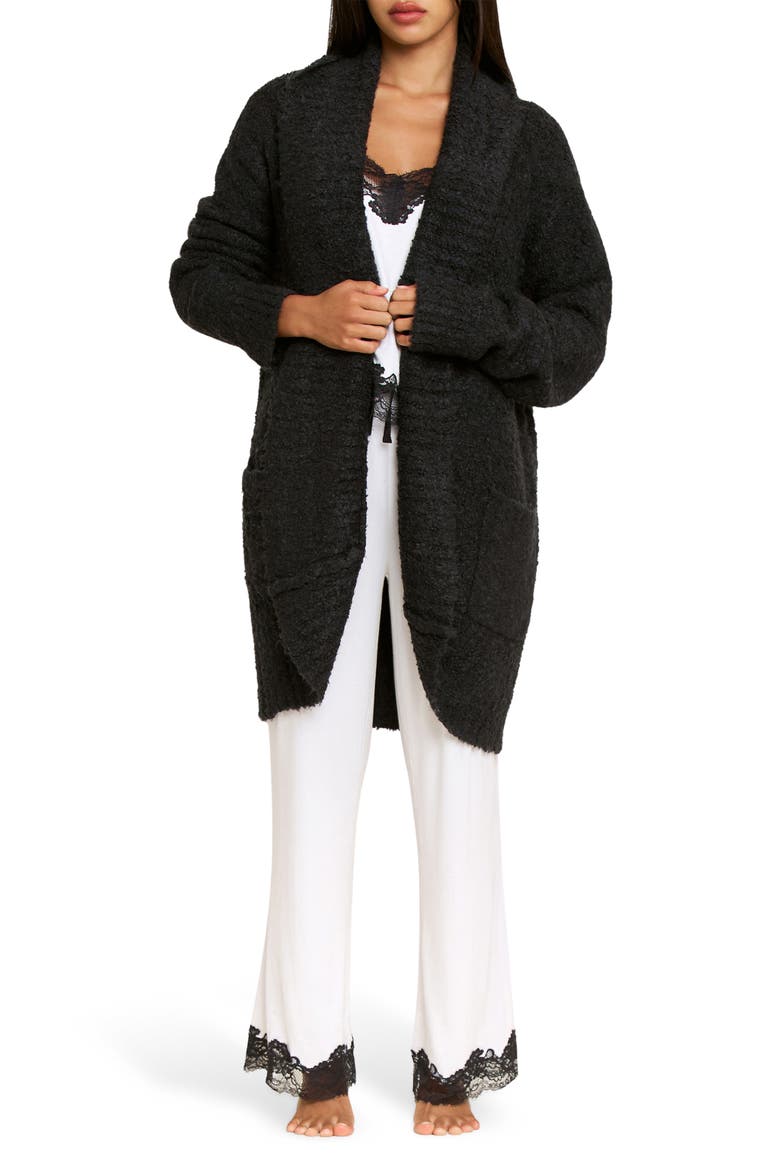 Ready to Relax Cardigan, Main, color, BLACK