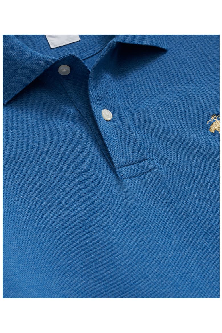 Cotton Piqué Polo, Alternate, color, BRIGHT BLUE