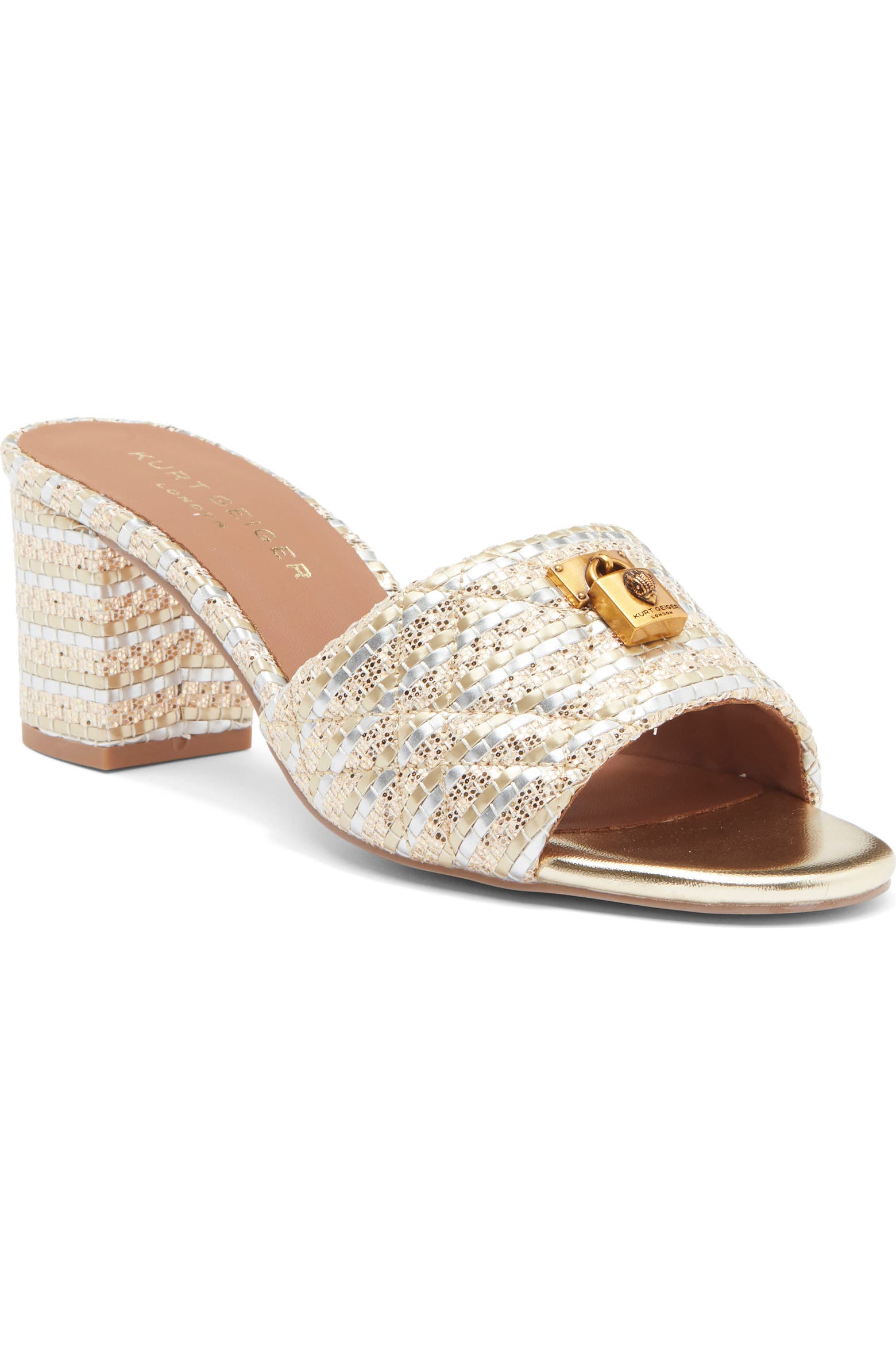 Sliding Rack Lock Kurt Geiger London Brixton Slide Sandal (Women) | Nordstromrack