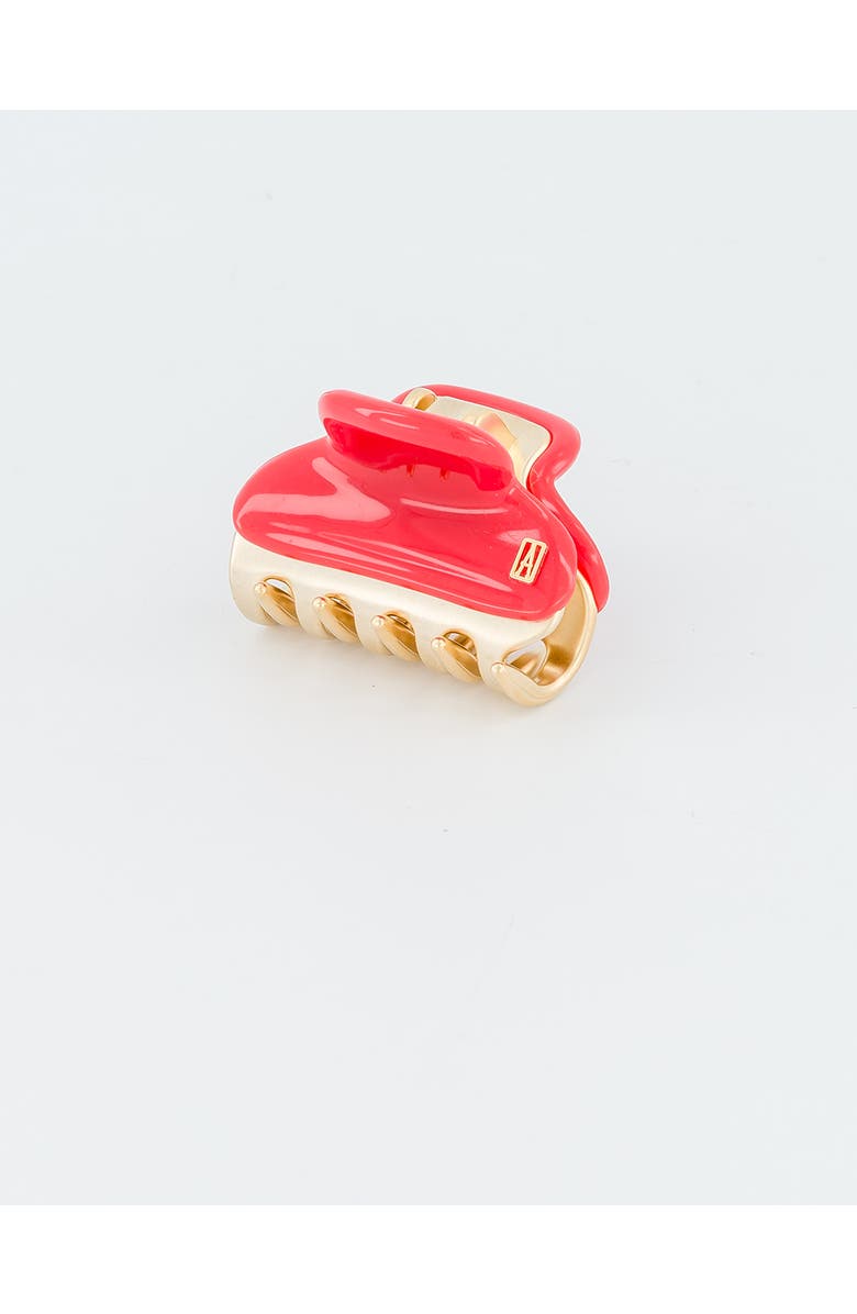 Alexandre de Paris Vendome Small Hair Claw Clip, Alternate, color, Red