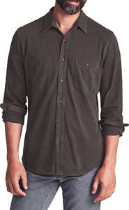 Faherty Knit Seasons Organic Cotton Button-Up Shirt