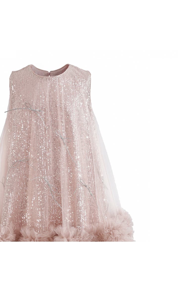 Evangeline Sequin Tulle Dress, Alternate, color, Pink