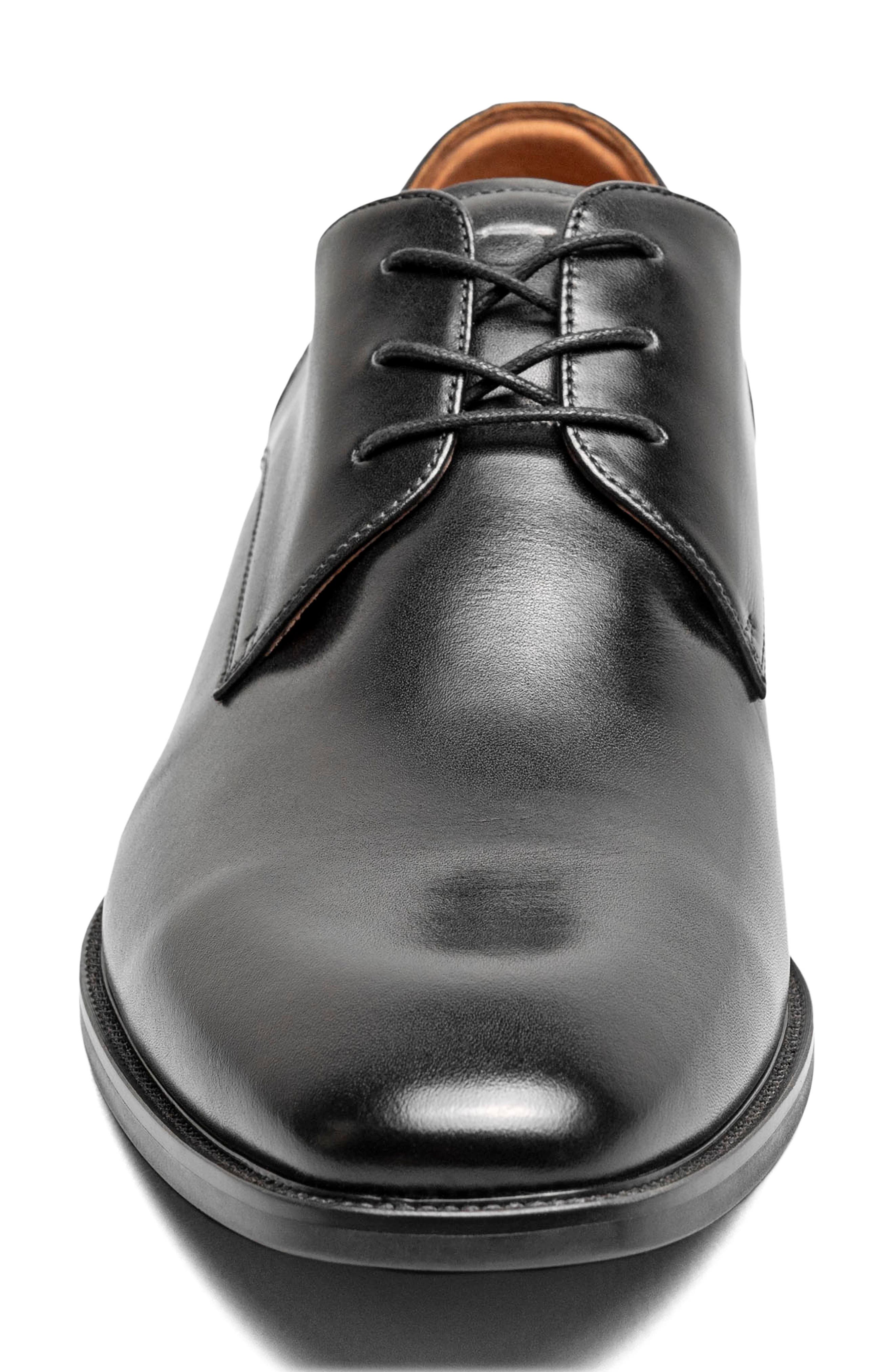 Sorrento Lux Plain Toe Derby, Alternate, color, BLACK