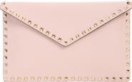 Valentino Garavani Large Rockstud Leather Clutch
