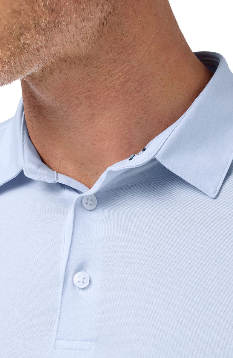 Mizzen+Main Versa Trim Fit Performance Golf Polo, Alternate, color, Cloud Blue Heather