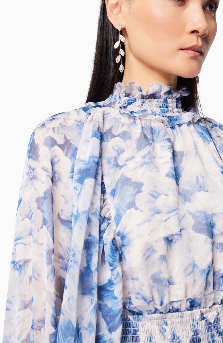 Elliatt Astrid Floral Long Sleeve Midi Dress, Alternate, color, 