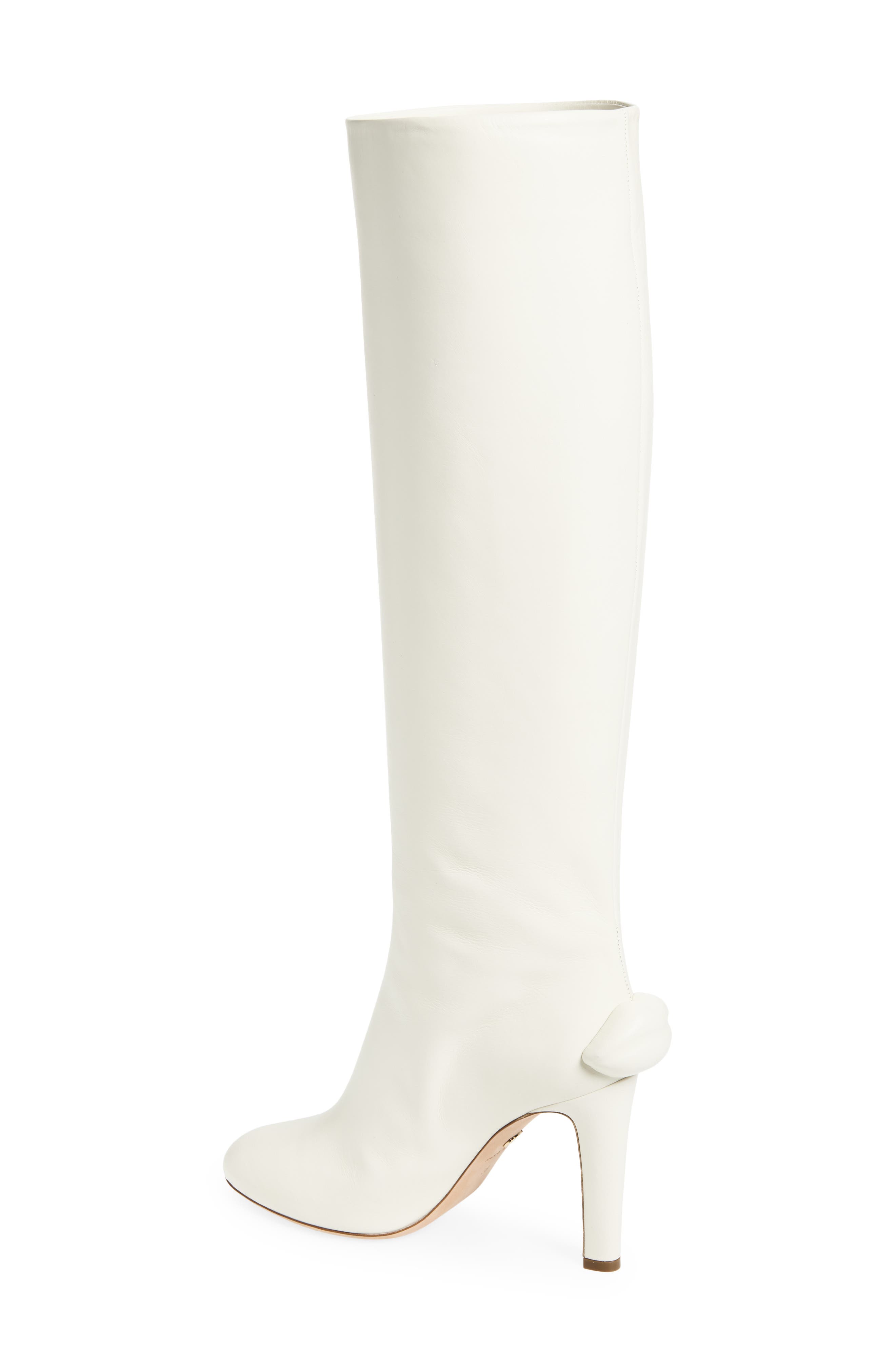 Giambattista Valli Kiss Tall Boot, Alternate, color, Ivory